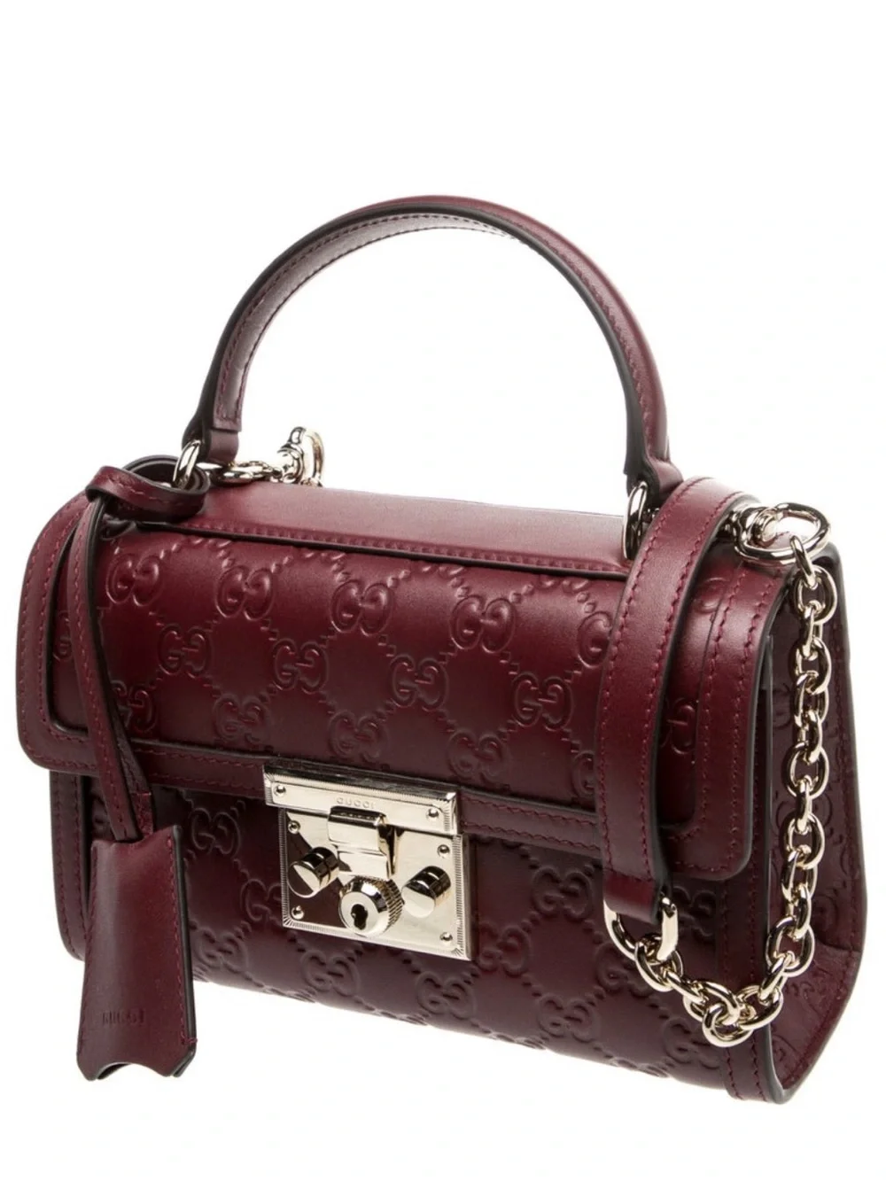 Gucci Leather Padlock Bag